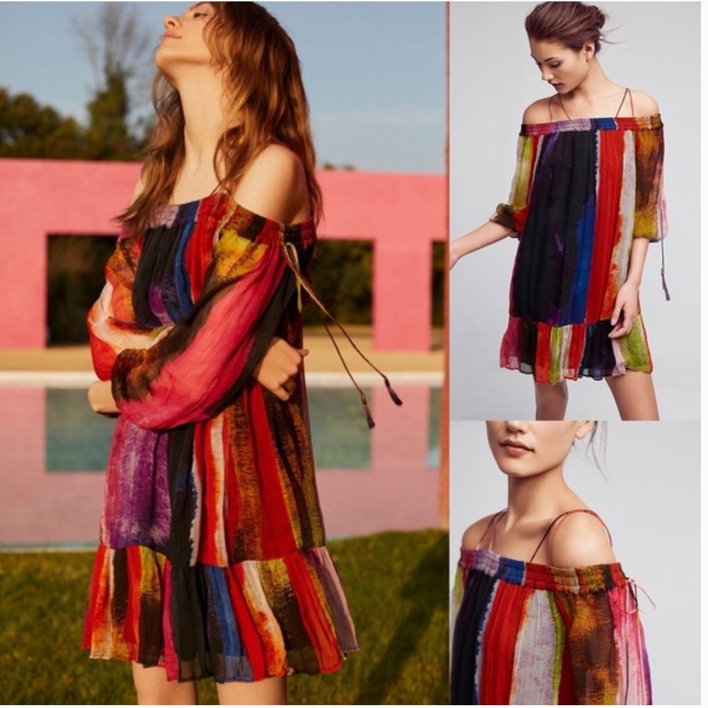 NWT ANTHROPOLOGIE FLOREAT ZORA OFF SHOULDR Z14-14